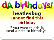 My birthday badge