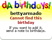 My birthday badge