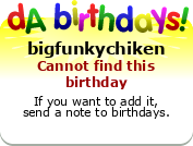 My birthday badge