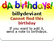My birthday badge