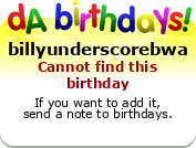 My birthday badge