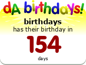birthdays's webcam