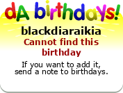 My birthday badge