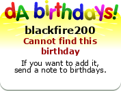 My birthday badge