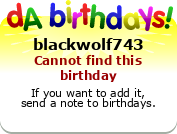 My birthday badge