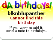 My birthday badge