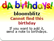 My birthday badge