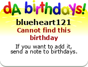 My birthday badge