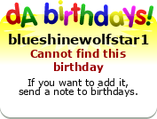 My birthday badge