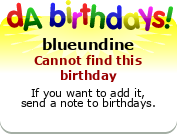 My birthday badge