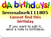 My birthday badge