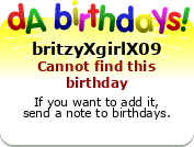 My birthday badge