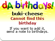 My birthday badge