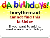 My birthday badge