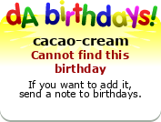 My birthday badge