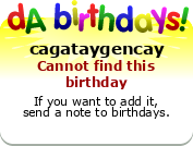 My birthday badge