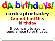 My birthday badge