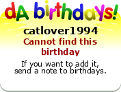 My birthday badge