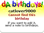 My birthday badge