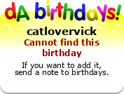 My birthday badge