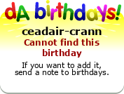 My birthday badge