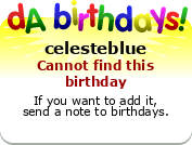 My birthday badge
