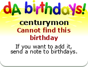 My birthday badge