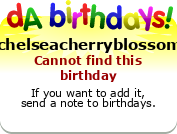 My birthday badge
