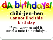 My birthday badge