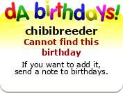 My birthday badge