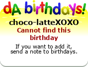 My birthday badge