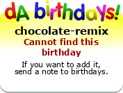 My birthday badge