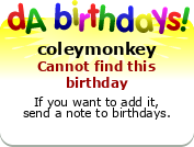 My birthday badge