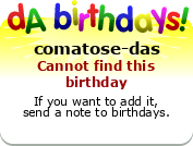 My birthday badge