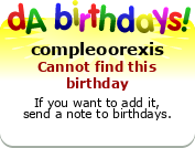 My birthday badge