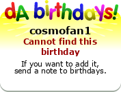 My birthday badge