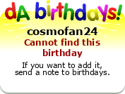 My birthday badge