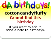 My birthday badge