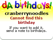 My birthday badge