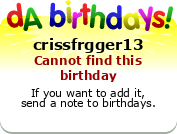 My birthday badge