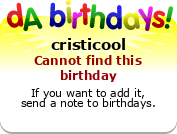 My birthday badge