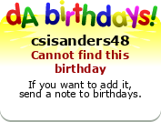 My birthday badge