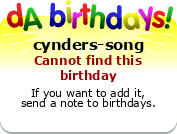 My birthday badge