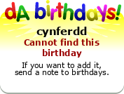 My birthday badge