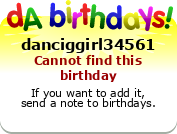 My birthday badge