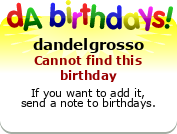 My birthday badge