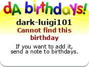 My birthday badge