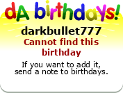My birthday badge