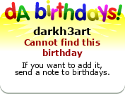 My birthday badge