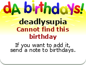 My birthday badge